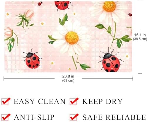 Baby Bath Mat Non Slip 26.8"x15.1" Bathtub Mat - Image 3