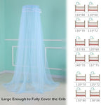 haozaikeji Baby Crib Mosquito Net Breathable Crib Canopy Netting Baby Bed Cot - Image 7