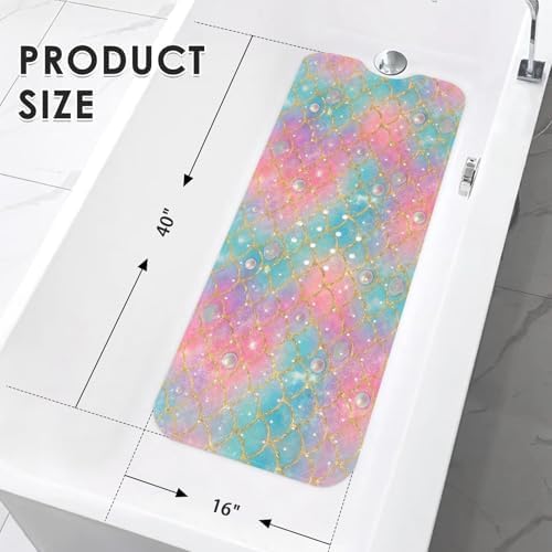 Bathtub Shower Mat 40X16 Inch, for Toddler - Image 4