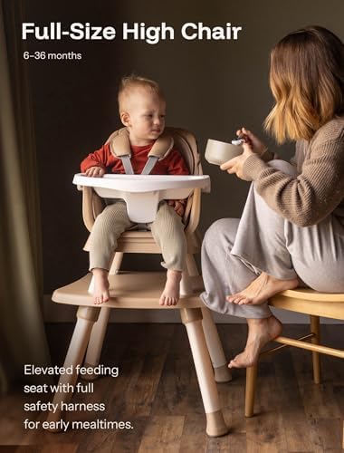 HARPPA Moro High Chair, 8-in-1 Convertible Baby Feeding Chair - Image 5