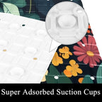 Bathtub Mat Non Slip 26.8x15.1 Inch, Flower Shower Mat - Image 3
