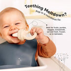 KeaBabies Baby Fruit Feeder 2pk, Silicone Baby Food Feeder - Image 4