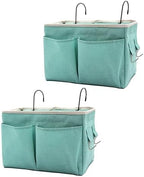 2-Pack Bedside Caddy Bedside Hanging Storage Basket Multi-Function Organizer by Someteth
