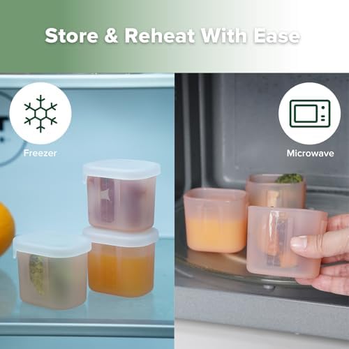 haakaa Silicone Baby Food Containers - Image 4