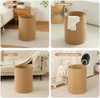 Laundry Basket Hamper Tall Rope Storage Woven - Image 4