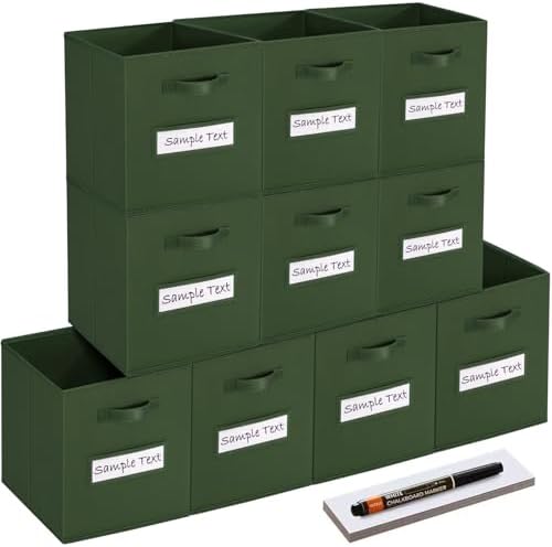 11x11 storage cube bins Foldable Fabric storage cubes by Artsdi