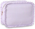 Ruffled Makeup Bag by EMBRUNIONCE