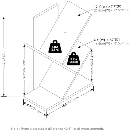 Furinno Tree Book Shelf, 3-Tier Bookshelf - Image 3