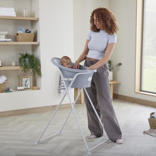 SHNUGGLE Foldable Baby Bath Stand Grey - Image 7