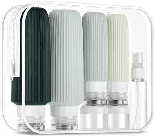 Mrsdry 16 Pack Travel Bottles for Toiletries, Large 6oz Silicone Travel by Mrsdry