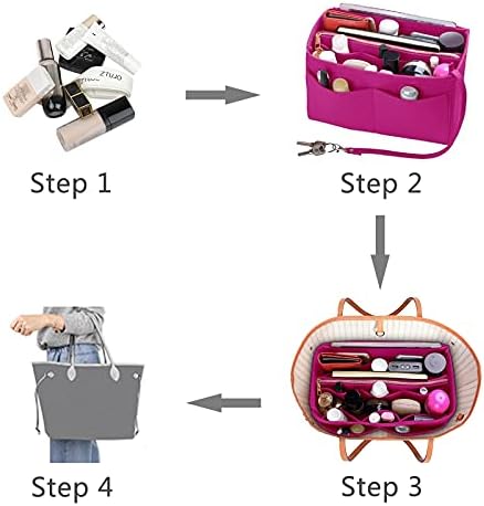 ZTUJO Purse Organizer Insert, Felt Bag Organizer - Image 6