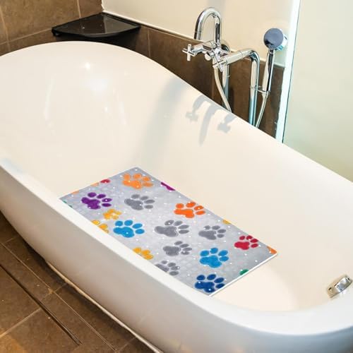 Non Slip Bathtub and Shower Mat 26.8x15.1 inch, Bath Mat - Image 5
