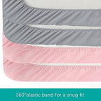 4-Pack Fitted Crib Sheets for Boys and Girls - Image 6