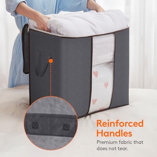 Lifewit 6 Pack 100L Clothes Storage Bins - Image 3