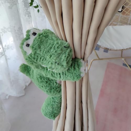 1 Pair Cute Curtain Tiebacks Cartoon Animal Dinosaur/Crocodile Decorative - Image 3