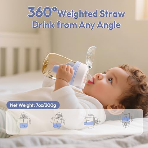 NCVI PPSU Spill-Proof Baby Straw Cup, Lightweight - Image 2