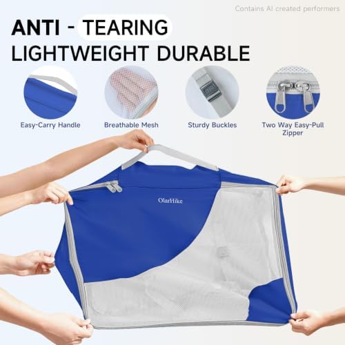 OlarHike Packing Cubes for Travel, Gifts for Women Mom, Anti-Tearing Suitcase - Image 4