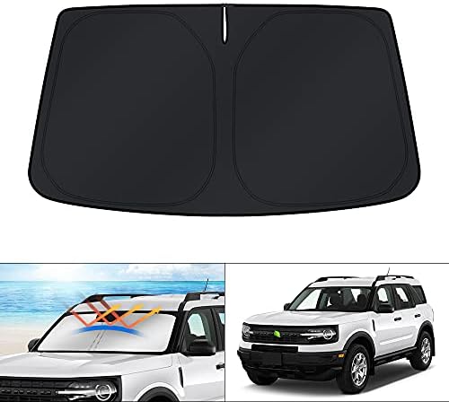 KUST Windshield Sun Shade for 2021-2025 2026 Ford Bronco Sport Accessories by KUST