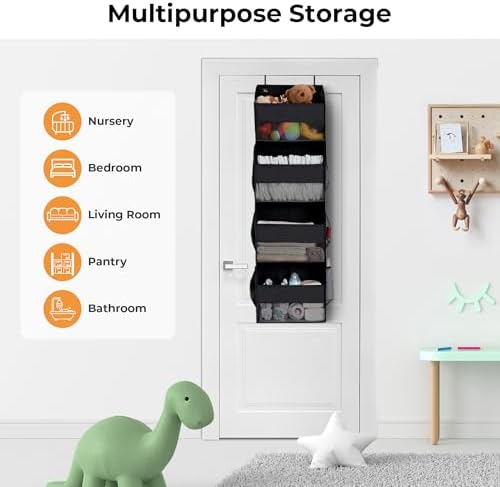GRANNY SAYS Over the Door Organizer, 4-Shelf Behind the Door Storage - Image 5