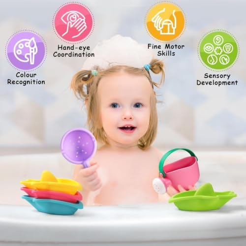 Baby Bath Toys, Mold Free Bath Toys Toddlers 2-4, Water Table Toys - Image 6