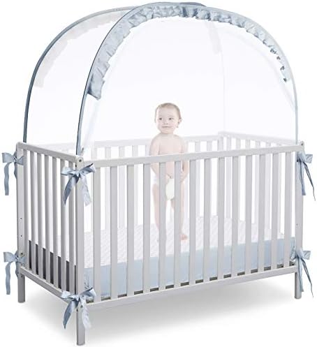 L RUNNZER Baby Crib Tent, Pop Up Crib Net to Keep Baby in by L+RUNNZER