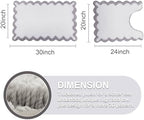 ORTIGIA Cute Scalloped Bathroom Rugs Set - Image 2