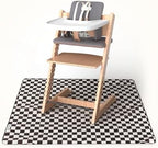 Tiny Twinkle Splat Mat for Under High Chair or Table | 44" x 44" Waterproof & by TinyTwinkle