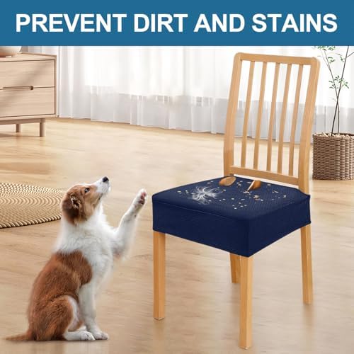 Smiry Waterproof Seat Covers for Dining Room Chairs - Image 6