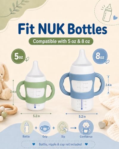 2 Pack Silicone Baby Bottle Handles - Image 3