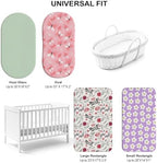 Baby Bassinet Sheets for Baby Boy Girls, Baby Delight, Angelbliss - Image 4