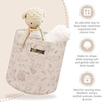Sorrel + Fern Nursery Storage Basket, Soft Collapsible Fabric Toy Bin, Magic - Image 4