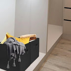 2 Pcs Storage Cubes, 10.5 Inch Collapsible Storage Bins, Fabric Foldable Bins - Image 6