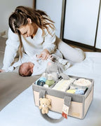 YOSING Diaper Caddy Organizer for Changing Table, Newborn Caddy for Car Travel - Image 6