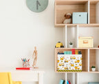 CLOCOR Rectangular Storage Basket, Collapsible Cute Pattern Storage Bin - Image 4