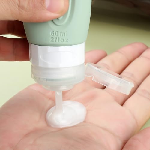 Mrsdry Travel Bottles for Toiletries, Tsa Approved 2oz Travel size Bottles - Image 4