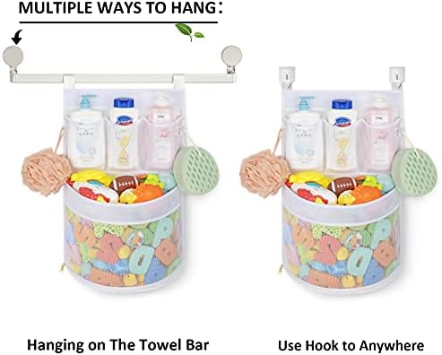 Ligereza Baby Bath Toy Organizer, quick drying， and mould proof, Large Capacity - Image 6