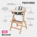 Abiie Beyond Junior Convertible Wooden High Chair - Image 2