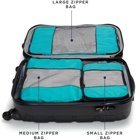 TravelWise Luggage Packing Organization Cubes 5 Pack, 2 Small, 2 Medium - Image 3