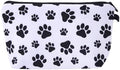Dog Footprint Makeup Bag Pet Paw Cosmetics Pouch by Sudaporn