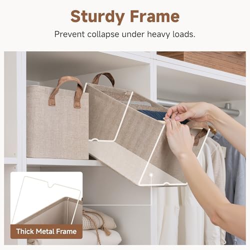 StorageWorks Storage Bins, Storage Baskets - Image 4