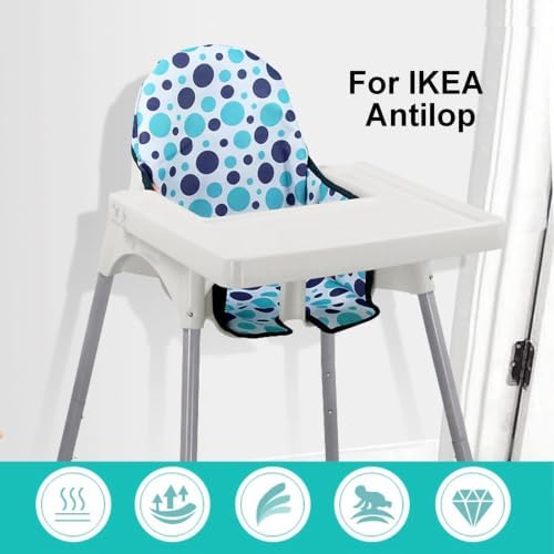 Cushion Cover - Wooden High Chair Pads, Washable Throw Cushion Covers, - Image 3