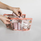 Tiny Twinkle Diaper Bag Organizing Pouches | 2 Pack Mess-Proof Travel Organizer - Image 3