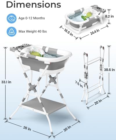 BUNWAG Foldable Baby Bathtub - Image 4