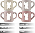 PandaEar 4 Pack Silicone Baby Bottle Handles - Image 3