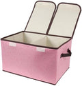 Foldable Fabric Storage Box, 16.5 x 11.8 x 9.8 inches, by TCbelosion