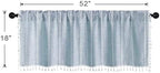 MitoVilla Boho Farmhouse Kitchen Valances - Image 7