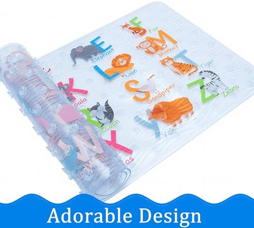 BEEHOMEE Kids Bath Mat for Tub, Non-Slip Toddler Bathtub Mat - Image 3