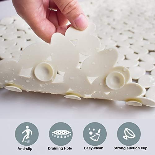 Pebble Shower Mat for Bathtub Non Slip Mat 35"X16" - Image 4
