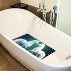 Shower Mat Non Slip 26.8 x 15.1 Inches, Starry House Bathtub Mat Shower Stall - Image 3