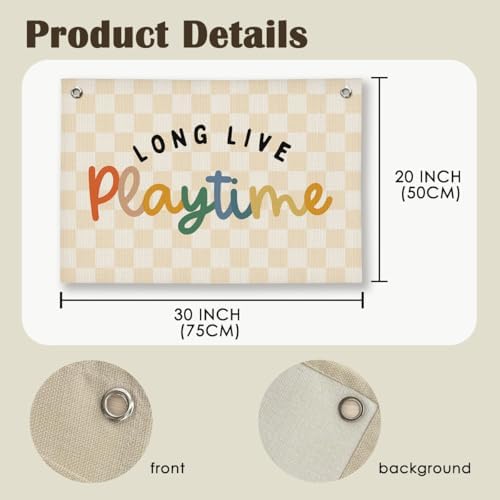 Play Room Decor Toddler Boy Room Decorations Banner - Image 6